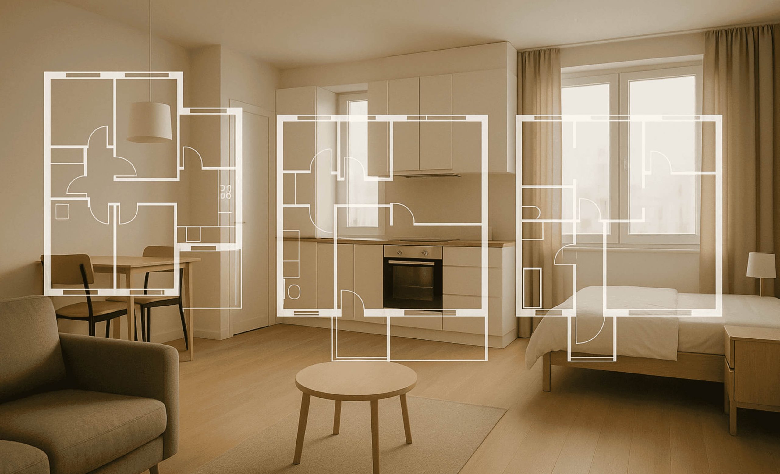 Tipuri de apartamente: decomandat, semidecomandat, nedecomandat, circular și alte forme pe care ar fi bine să le cunoști, 1, Cloud9Residence.ro